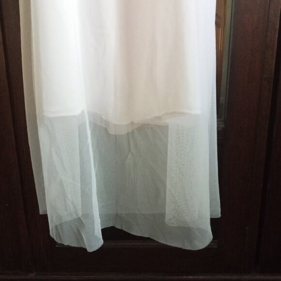 Yierle Pink Ruffle 2 Layer Nightgown SZ M Vintage Inspired Sandra D Lingerie - Picture 5 of 8